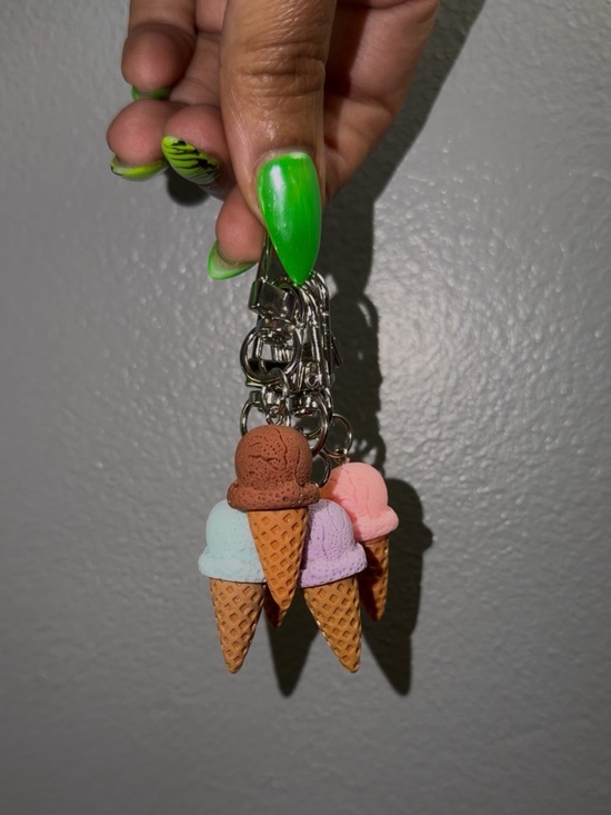 Accessories - Ice Cream Cone Bag Charm